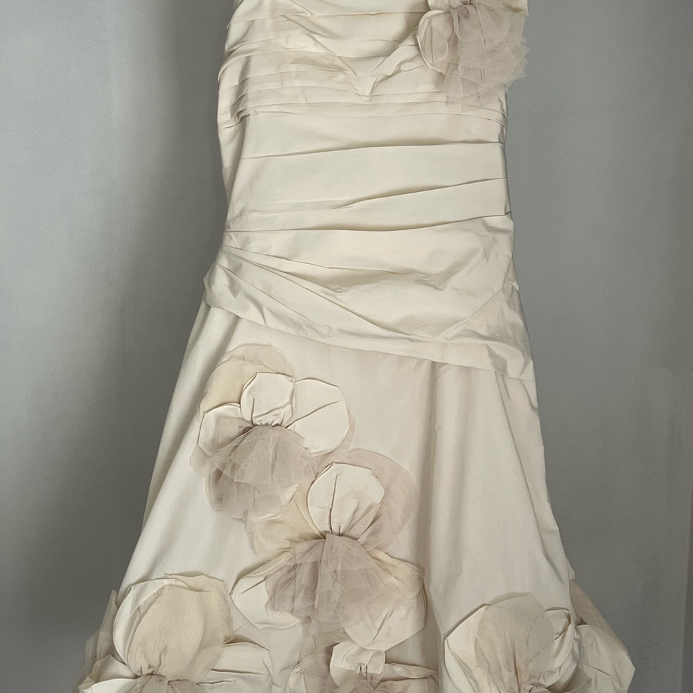BCBGMaxAzria Cream Dress